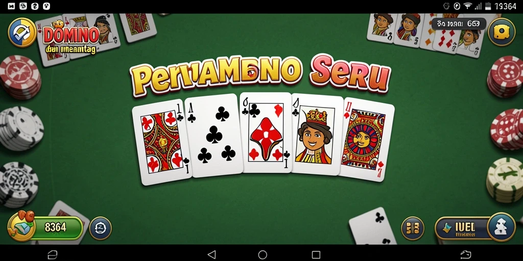 Tampilan gameplay Domino yang memukau dan interaktif.