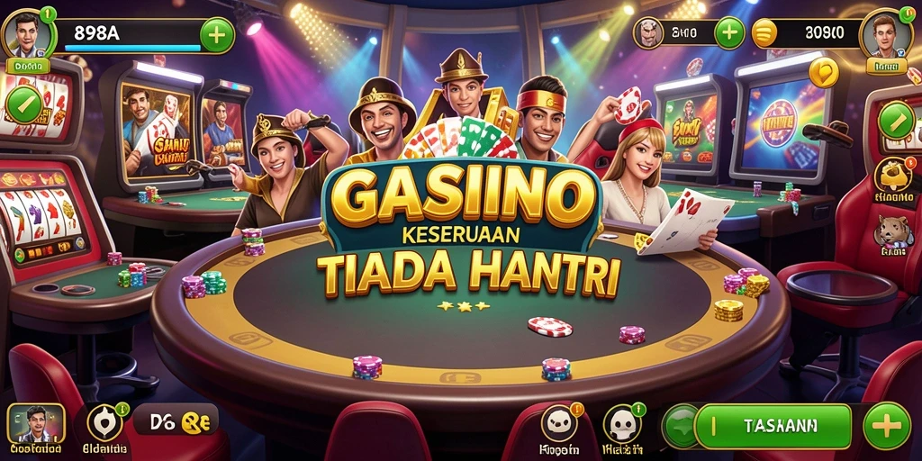 Screenshot gameplay Kasino 898A menunjukkan keseruan bermain.