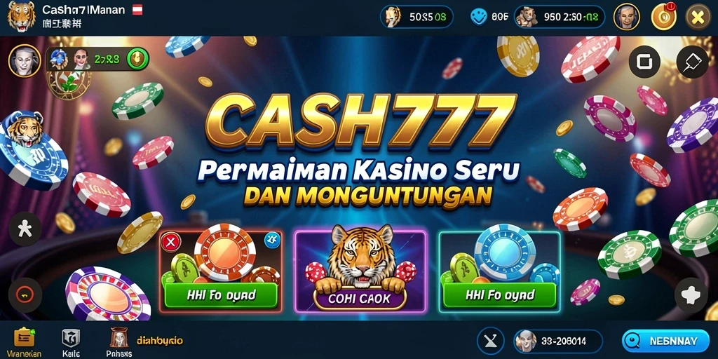 Tampilan gameplay menarik di CASH777 dengan grafis memukau.