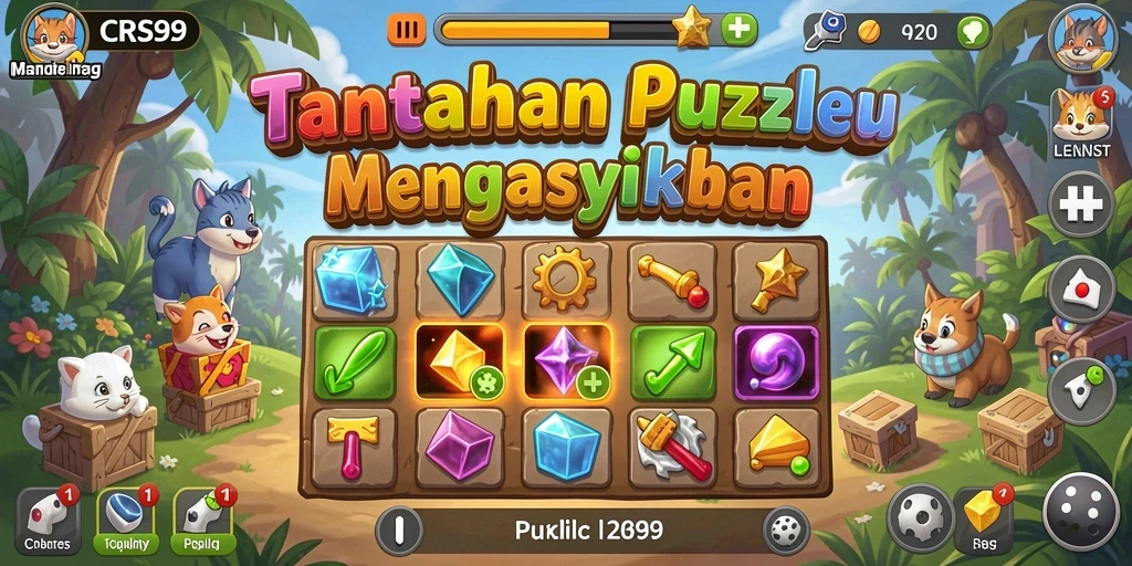 Gameplay Puzzle yang menarik dan menantang di CRS99.