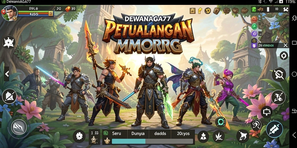 Tampilan dinamis gameplay seru di DEWANAGA77.