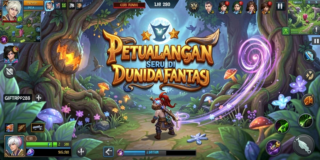 Tangkapan layar utama GIFTRP288 menampilkan aksi petualangan yang mendebarkan.
